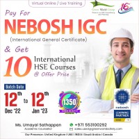 Year End Special Offer on NEBOSH IGC